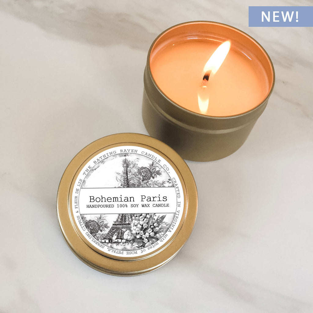 Respirez simplement | Bougie de soja de la collection Petite Gold