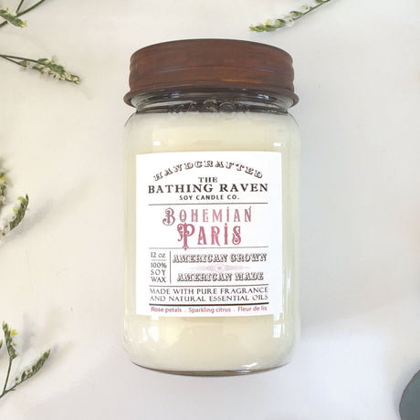 Bohemian Paris | Farmhouse Mason Collection Soy Candle