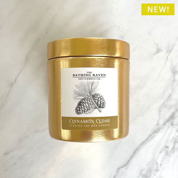 Zimtzeder | Petite Gold Collection Sojakerze