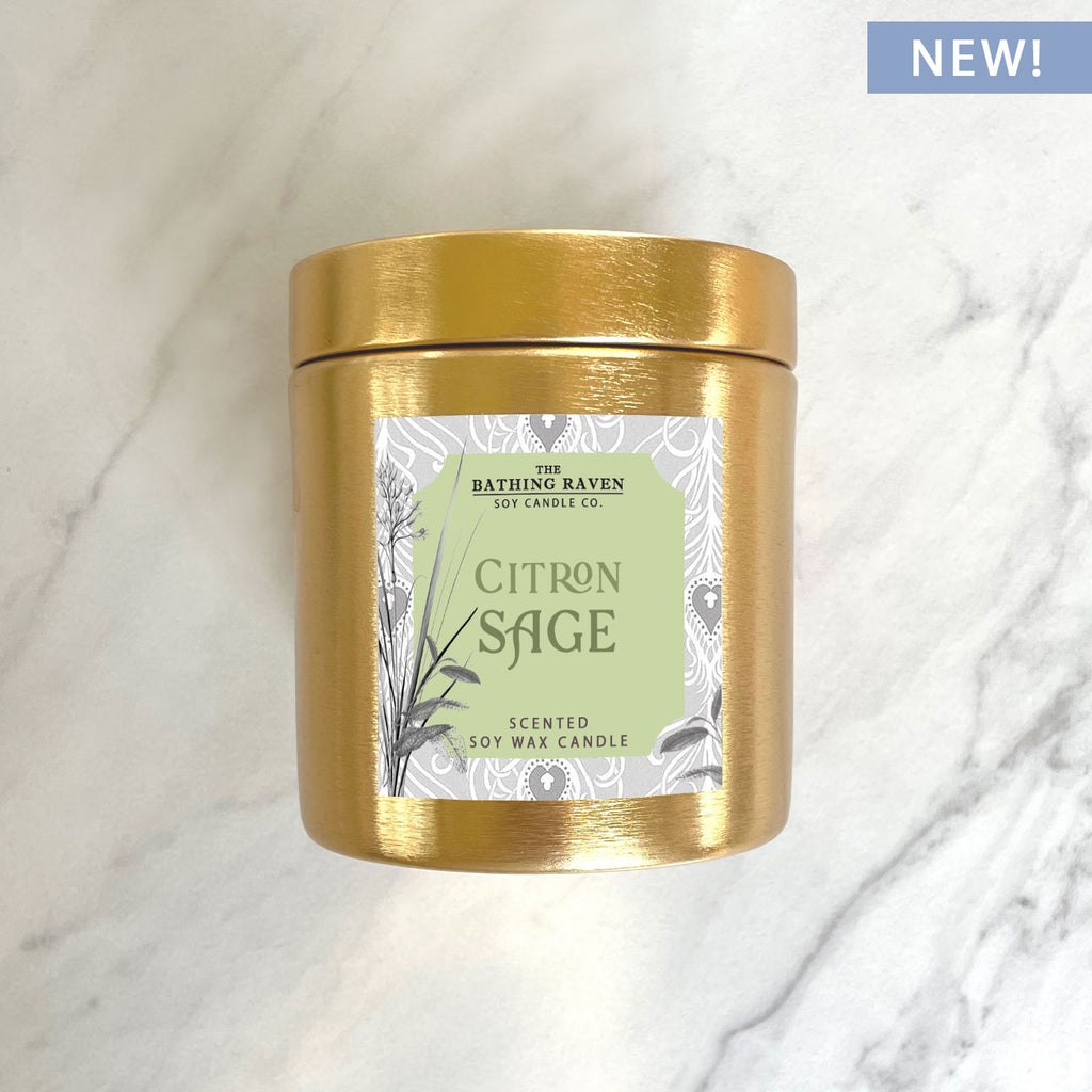 Citron Sage | Spring Gold Collection Soy Candle