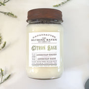 Citron Sage | Farmhouse Mason Collection Soy Candle