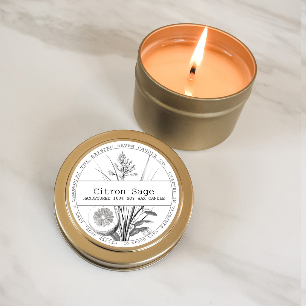 Citron Sage | Petite Gold Collection Soy Candle