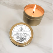 Citron Sage | Petite Gold Collection Soy Candle