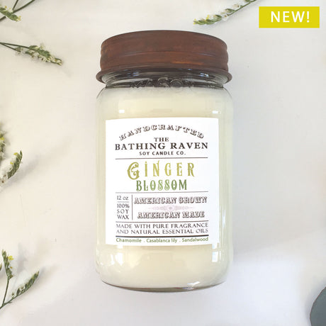 Ginger Blossom | Farmhouse Mason Collection Soy Candle