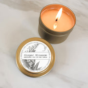 Respirez simplement | Bougie de soja de la collection Petite Gold