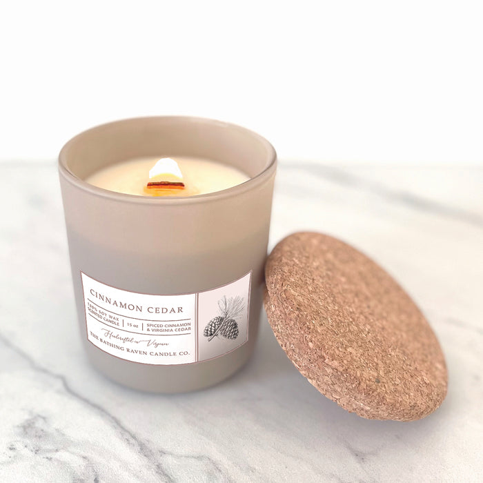 Lac Deep Creek | Bougie de soja de la collection Mason de ferme