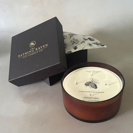 Cinnamon Cedar, Amber | Coffee Table Collection Soy Candle