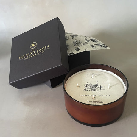 Farmhouse Hearth, Amber | Coffee Table Collection Soy Candle