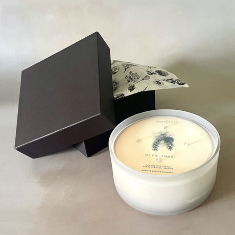 Lac Deep Creek | Bougie de soja de la collection Mason de ferme