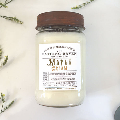 Maple Cream | Farmhouse Mason Collection Soy Candle