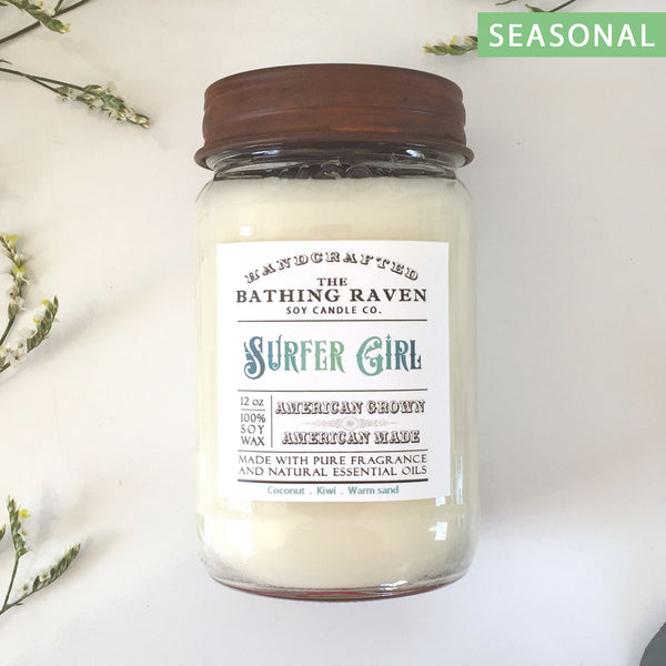 Surfer Girl | Farmhouse Mason Collection Soy Candle