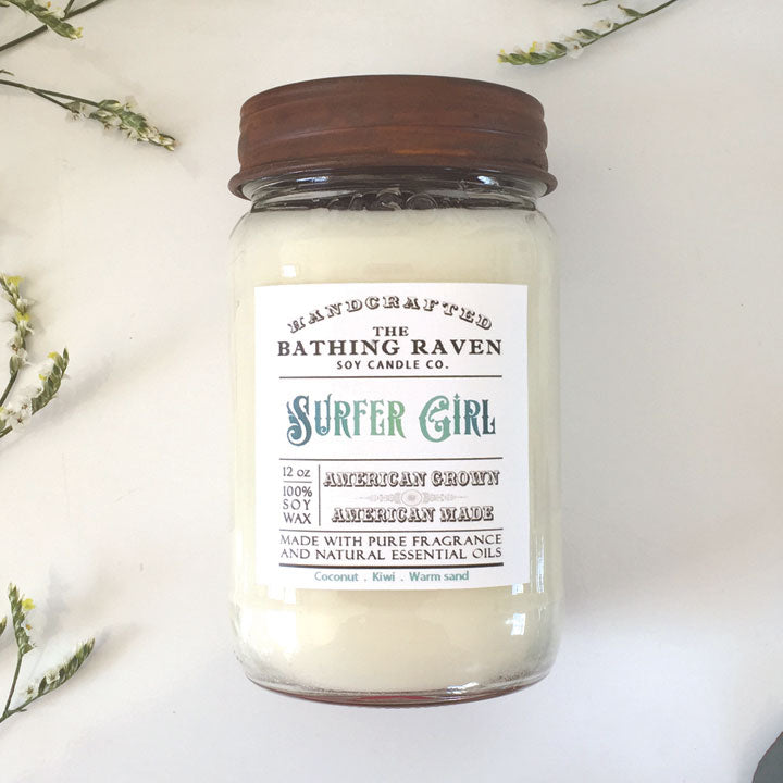 Surfer Girl | Farmhouse Mason Collection Soy Candle