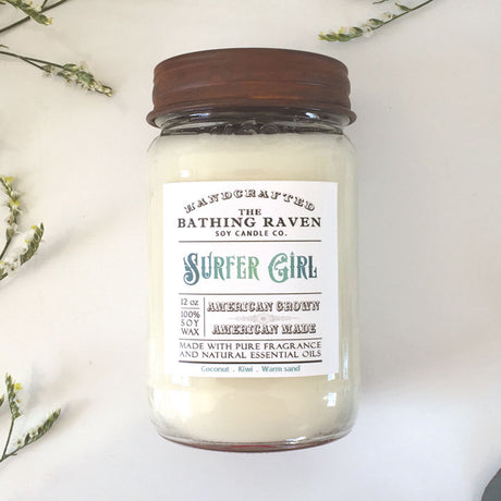 Surfer Girl | Farmhouse Mason Collection Soy Candle