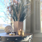 Grüner Efeu &amp; Bernstein | Petite Gold Collection Sojakerze