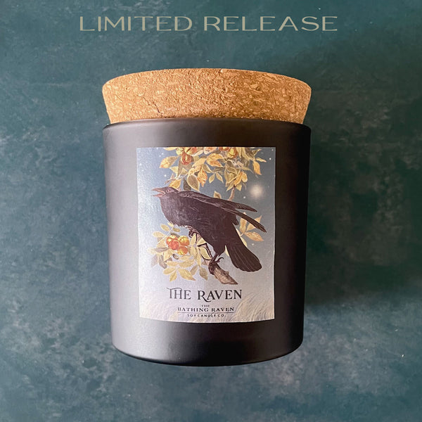 The Raven | Frosted Midnight Tumbler Soy Candle