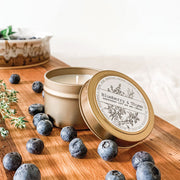 Blueberry & Thyme | Petite Gold Collection Soy Candle