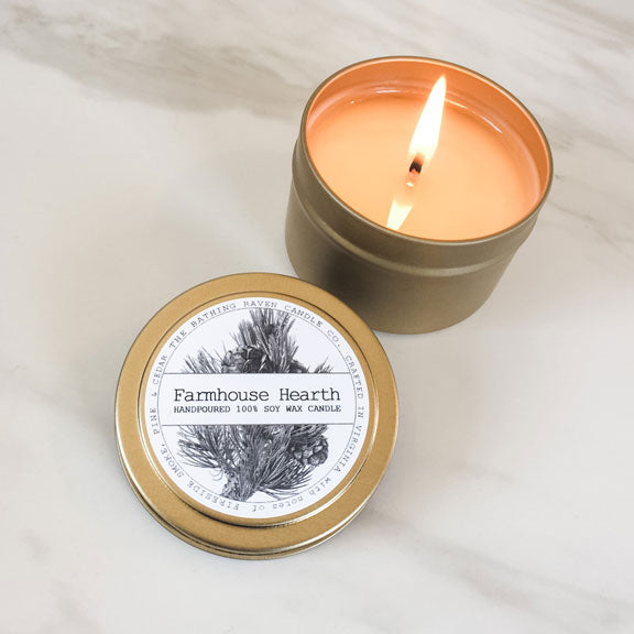 Farmhouse Hearth | Petite Gold Collection Soy Candle