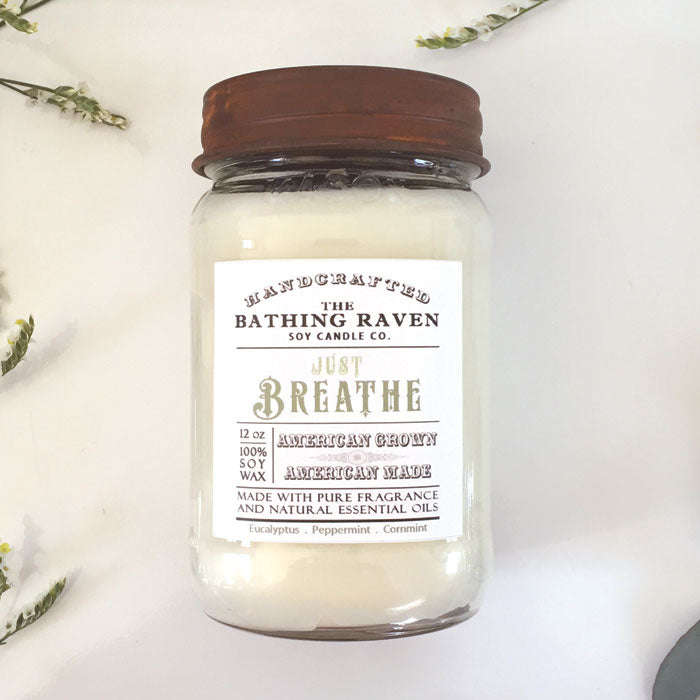 Just Breathe | Farmhouse Mason Collection Soy Candle