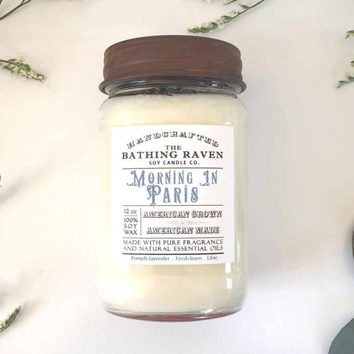 Morning In Paris | Farmhouse Mason Collection Soy Candle