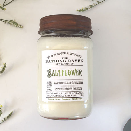 Saltflower | Farmhouse Mason Collection Soy Candle