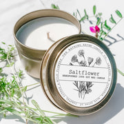 Fleur de sel | Bougie de soja de la collection Petite Gold