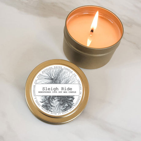 Sleigh Ride | Petite Gold Collection Soy Candle