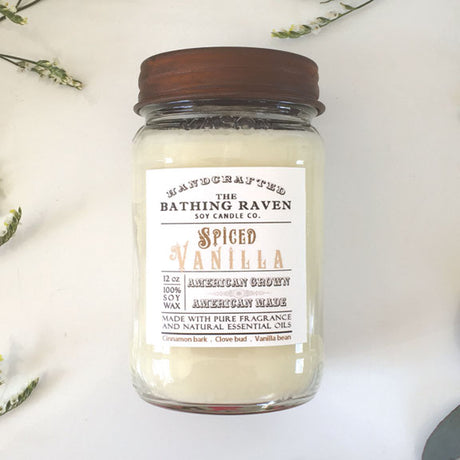 Spiced Vanilla | Farmhouse Mason Collection Soy Candle